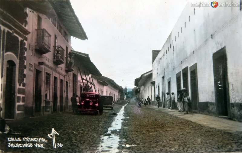 Calle Principal Jalacingo Veracruz