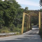 Ticumán, Morelos. . Puente de Hierro sobre el Río Yautepec. Diciembre/2014