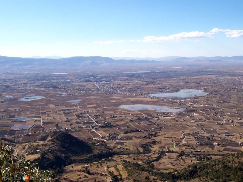 Fotos de Santa Cruz Tepexpan, México, México: Vista aérea del municipio de Jiquipilco