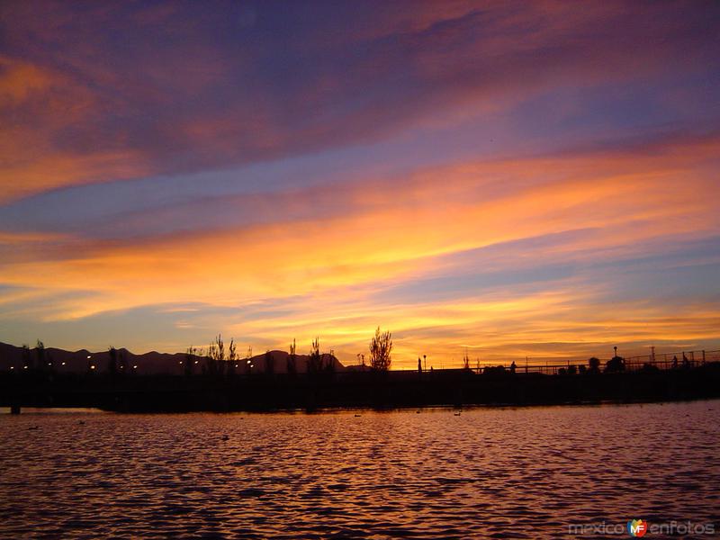 Atardecer en el Parque Central