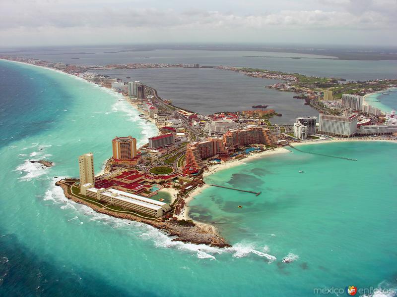 Zona hotelera de Cancún