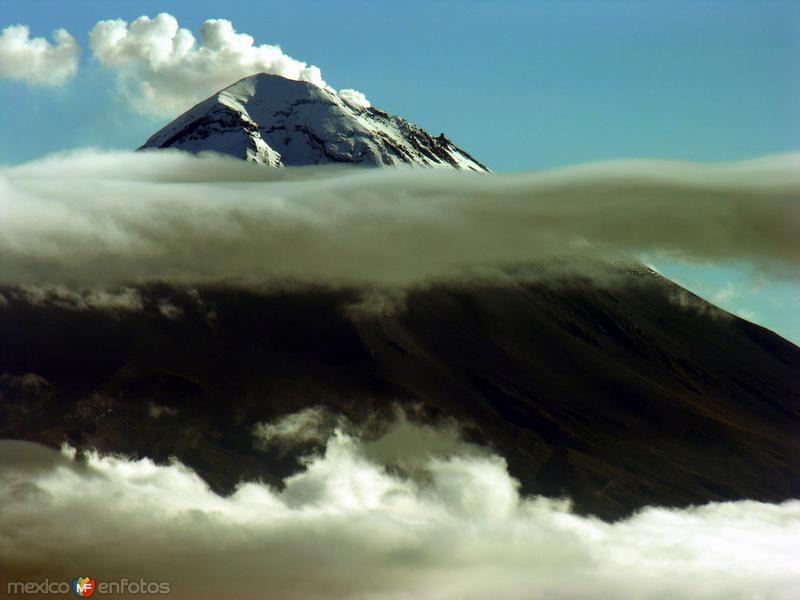 Cima del volcán Popocatépetl