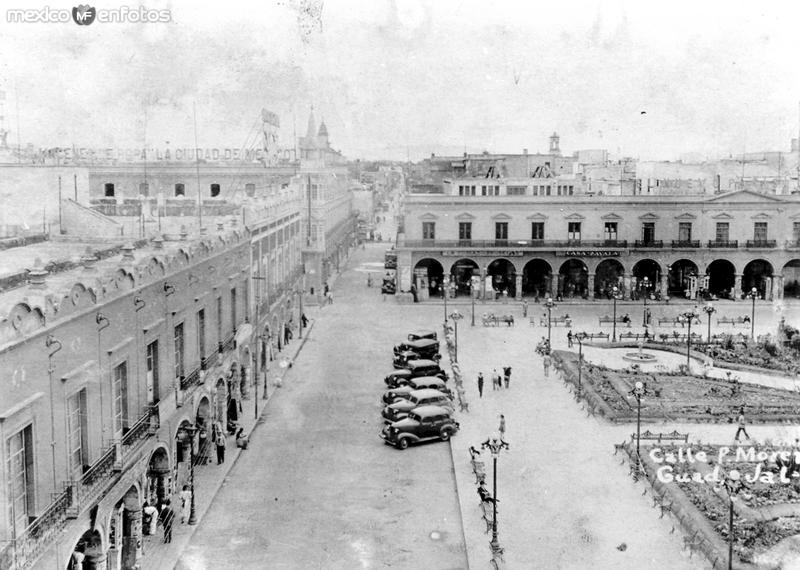 Calle Pedro Moreno, centro de Guadalajara