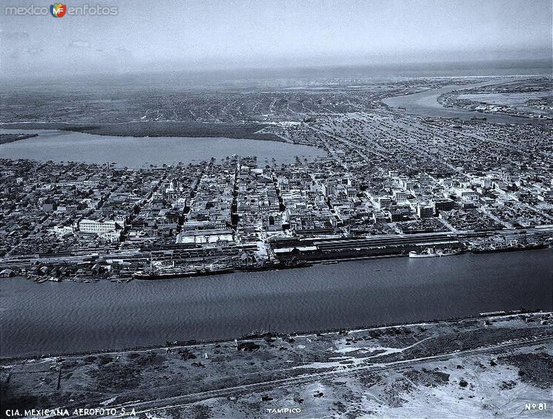 Panoramica de Tampico en 1930