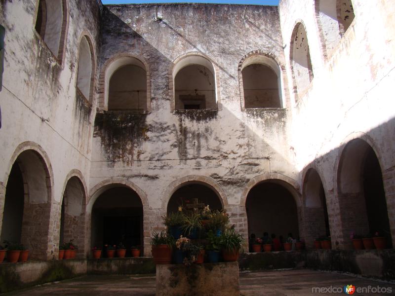 CLAUSTRO DEL EX-CONVENTO DE ACATLAN. ESTADO DE HIDALGO