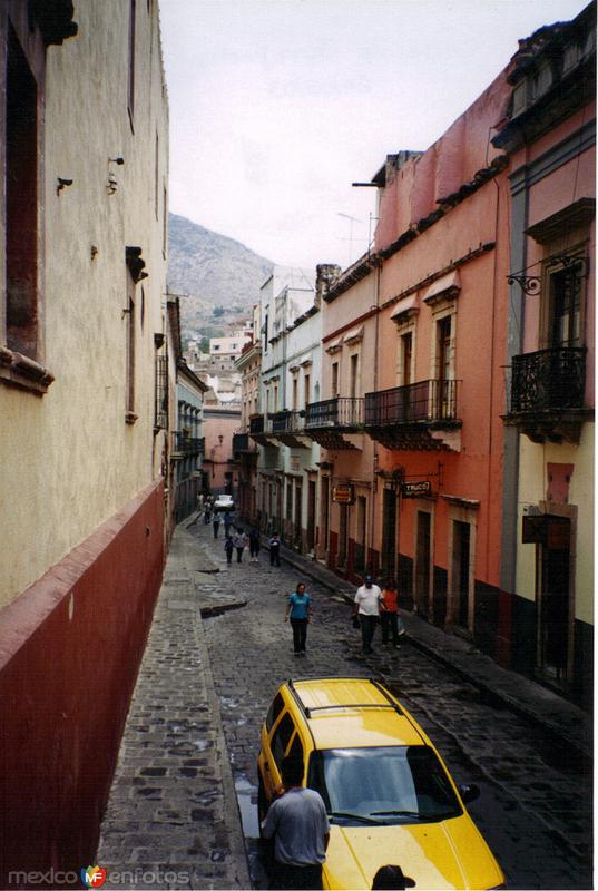 Calles del centro de la ciudad de Guanajuato, Gto. 2003