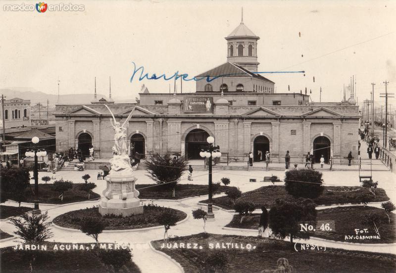 Jardín Acuña y Mercado Juárez