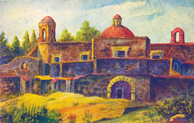 Ex Convento del Desierto de los Leones - F Lugo, Dibujos y Pinturas  (MX13229838191533)
