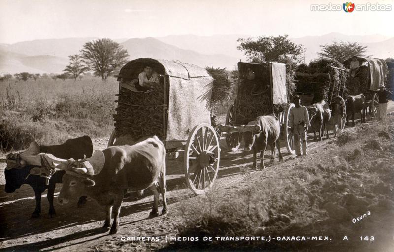 Carretas en Oaxaca