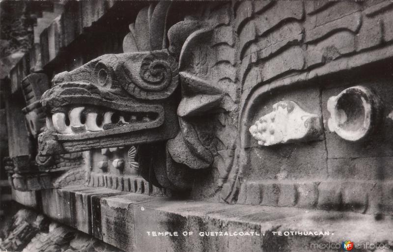 Detalle del Templo de Quetzalcoatl