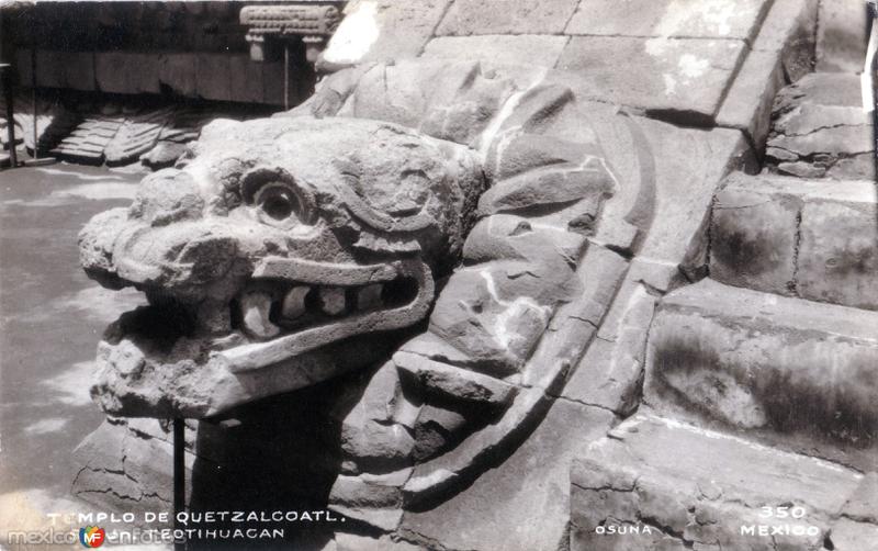 Detalle del Templo de Quetzalcoatl