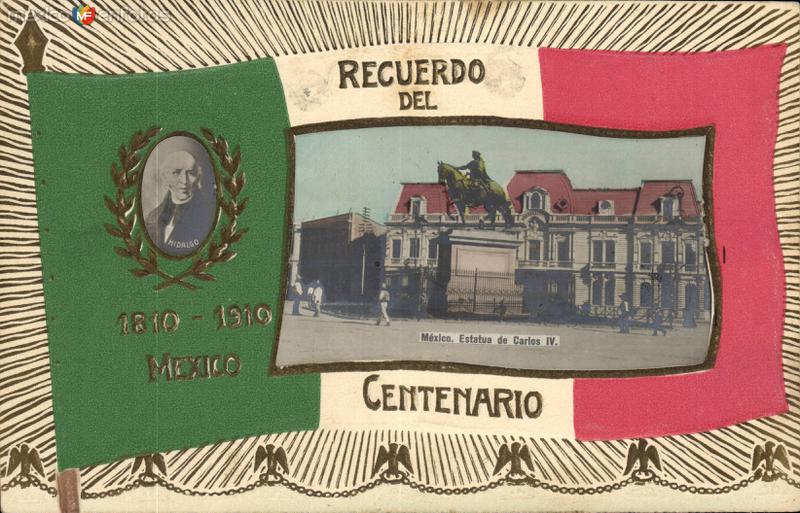 Postal conmemorativa del Primer Centenario de la Independencia (1910)