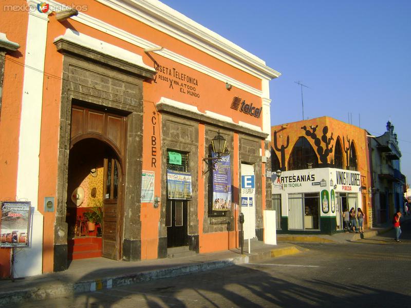 Arquitectura colonial en el centro de Tequila. Noviembre/2011