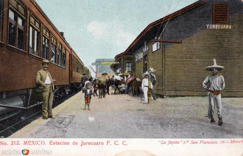 Estación del Ferrocarril en Yurécuaro