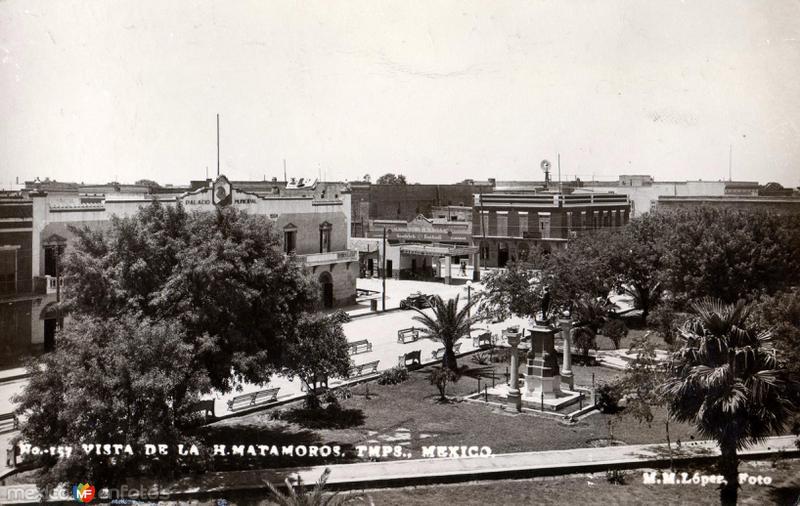 Vista de la plaza de Matamoros