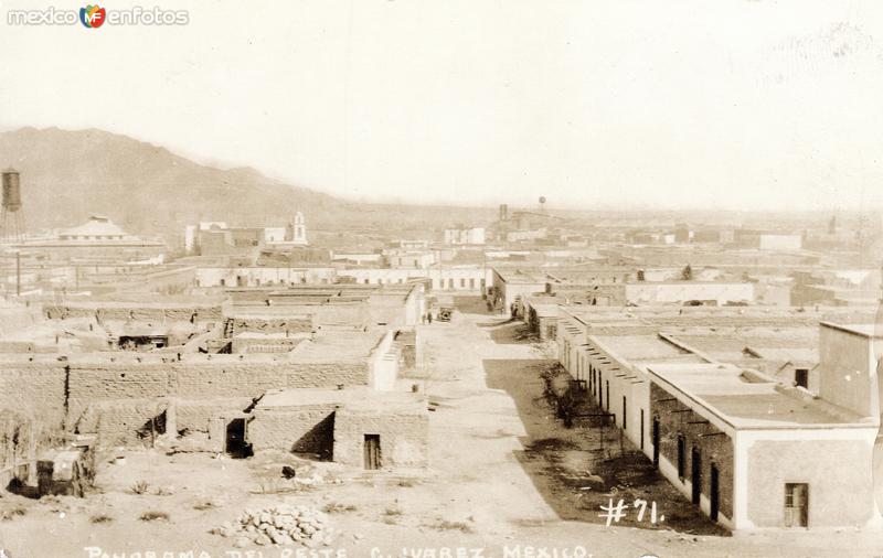 Panorama al oeste de Ciudad Juárez