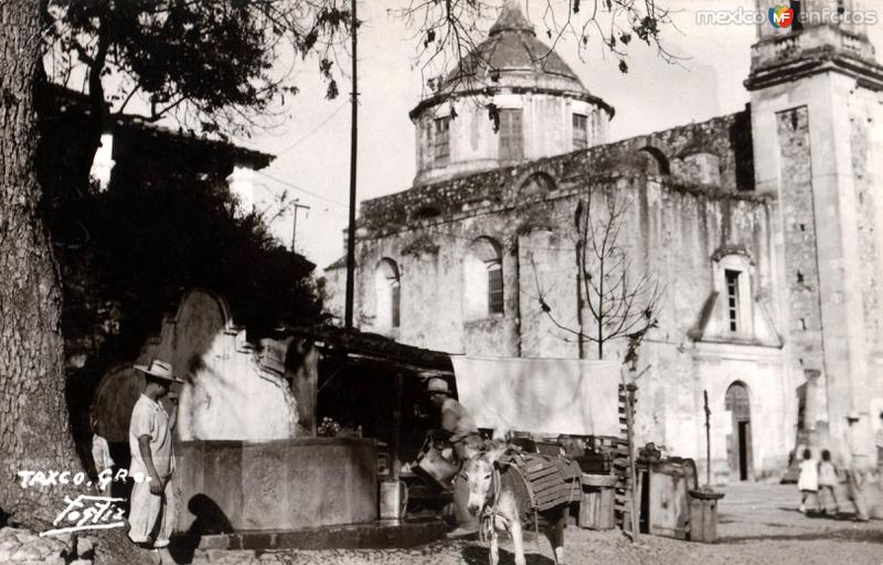 Detrás del Templo de Santa Prisca