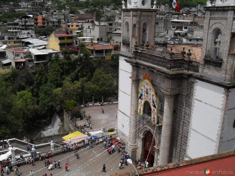 Postal del santuario de Chalma