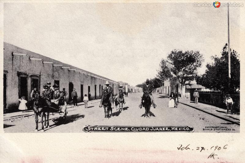 Una calle de Ciudad Juárez