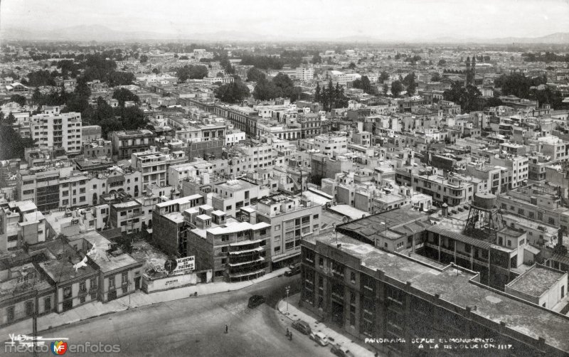 Vista panorámica desde el Monumento a la Revolución