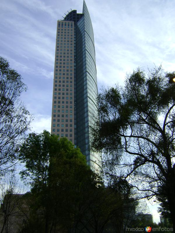 La Torre Mayor, el rascacielos mal alto del país. Enero/2013