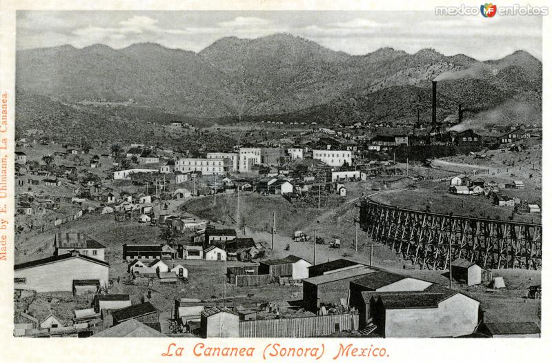 Vista panorámica de Cananea