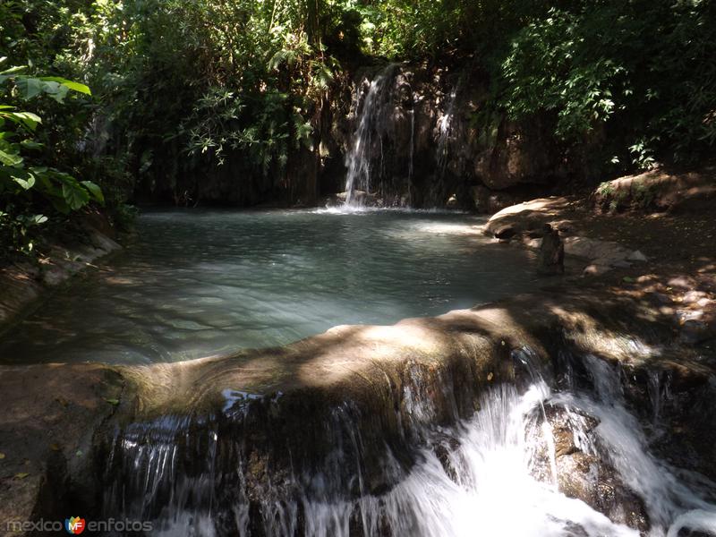 Albercas naturales en Los Manantiales. Julio/2013 - Coaxitlán, Morelos  (MX13761613432565)