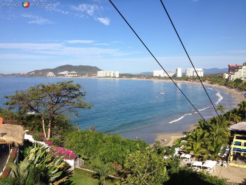 Playa El Palmar, en la zona hotelera de Zihuatanejo.