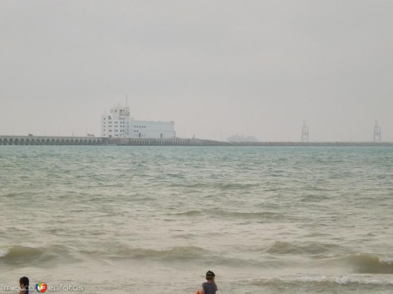 El muelle de Puerto Progreso, Yucatán. Abril/2013