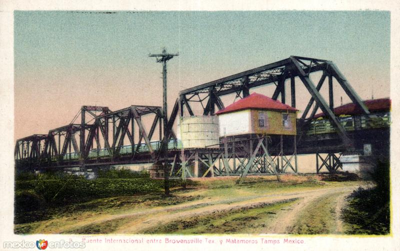 Puente internacional entre Matamoros y Brownsville, Texas