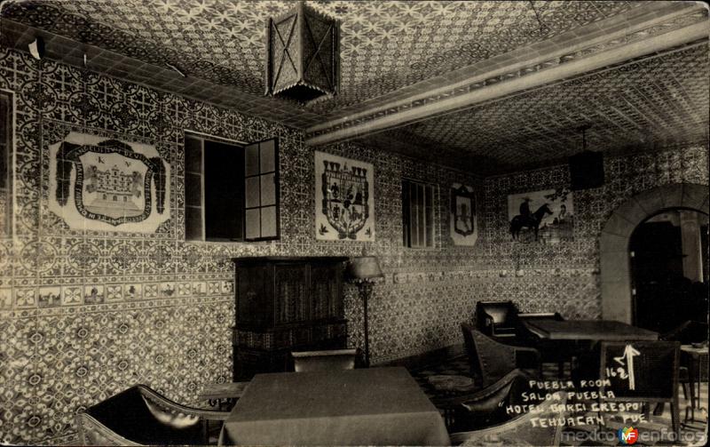 Salón Puebla, del Hotel Garci Crespo