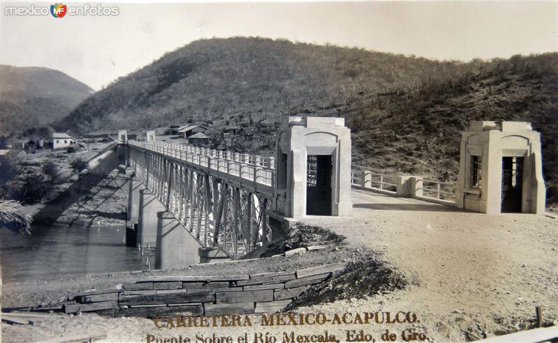 Puente sobre el Rio Mexcala 1945