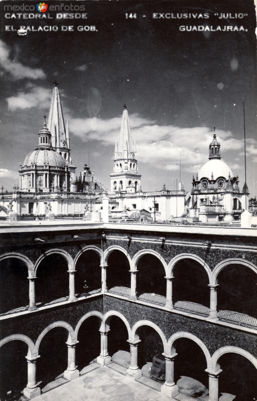 Catedral desde el Palacio de Gobierno