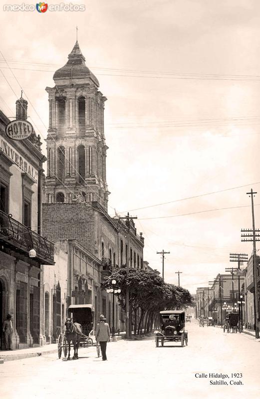 Saltillo, Calle Hidalgo, 1923