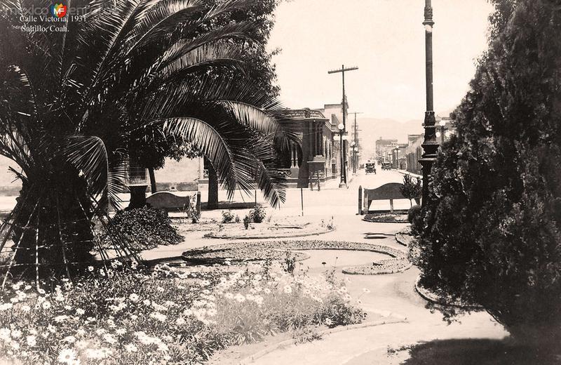 Saltillo, Calle Victoria, 1931