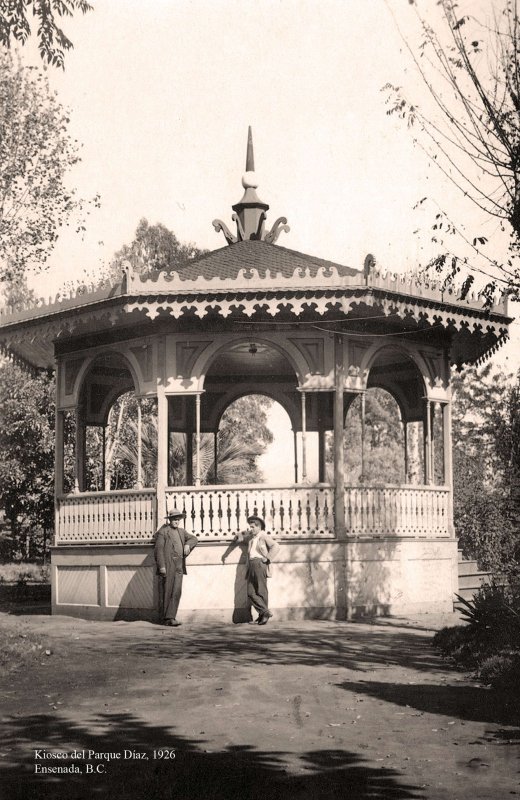 Ensenada, kiosco del Parque Díaz