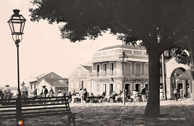 Tampico, Plaza, 1884