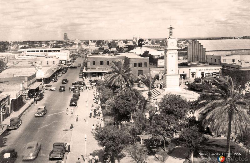 Nuevo Laredo, vista a la Plaza Hidalgo