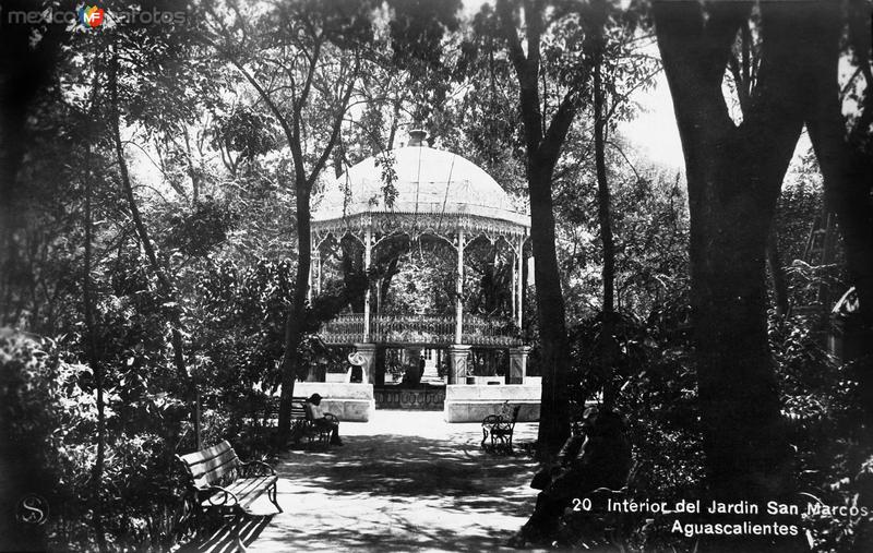 Interior del Jardin de San Marcos