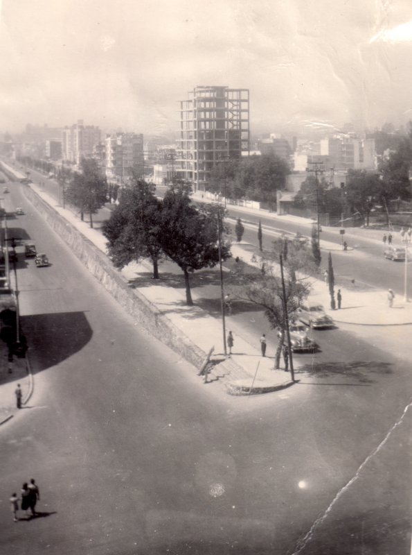 Calles de la Ciudad de México en la década de 1940