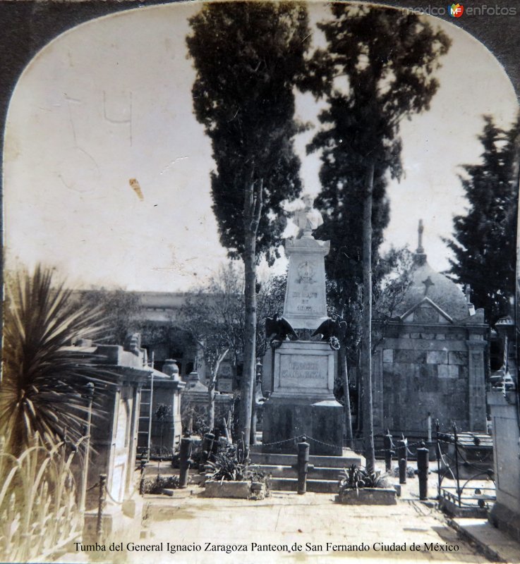 Tumba del general Ignacio Zaragoza Panteon de San Fernando Mexico D F ...