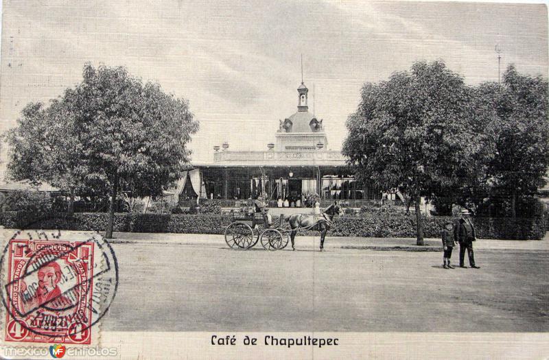 Cafe en el Castillo de Chapultepec