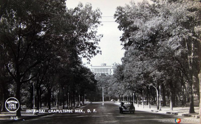 Entrada Castillo de Chapultepec