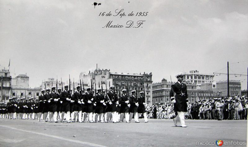 Desfile de el 16 de Sep.1955