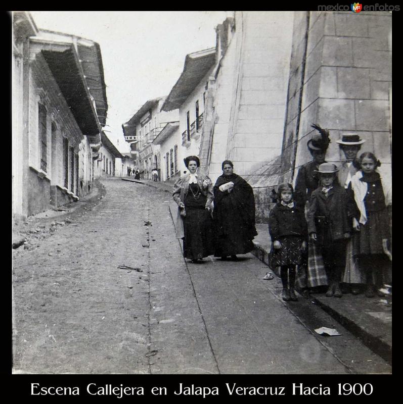 Escena Callejera en Jalapa Veracruz