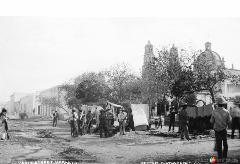 Mercado (por William Henry Jackson, c. 1888)