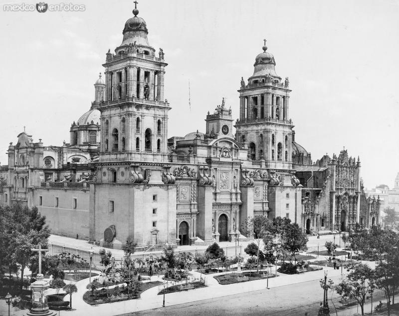 Catedral Metropolitana (por William Henry Jackson, c. 1899)