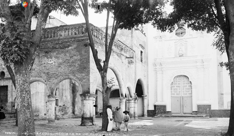 Iglesia en Texcoco (por William Henry Jackson, c. 1888)