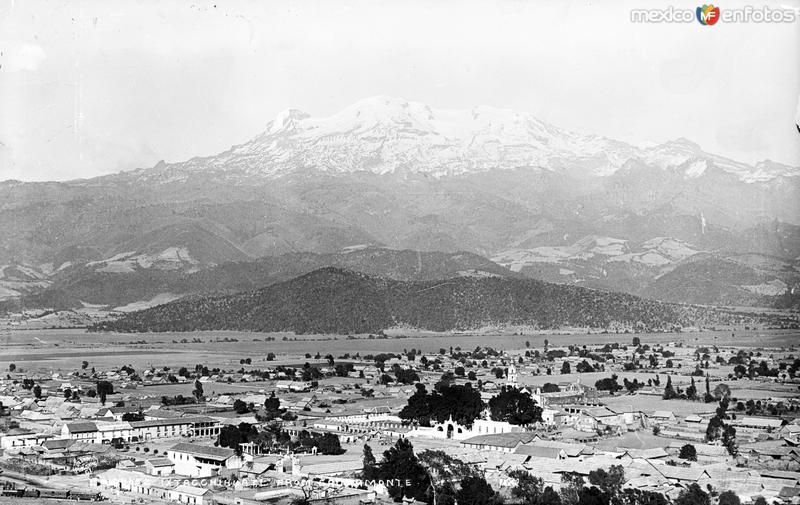 Volcán Iztaccíhuatl desde el Sacromonte (por William Henry Jackson, c. 1887) copy