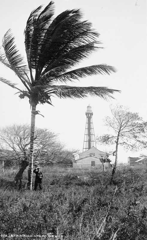 El Faro de Tampico (por William Henry Jackson, c. 1888)